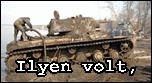 KV1 -es harckocsi      forrs: bunkernuzeum.hu